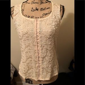 VENEZIA | Beige lace camisole top